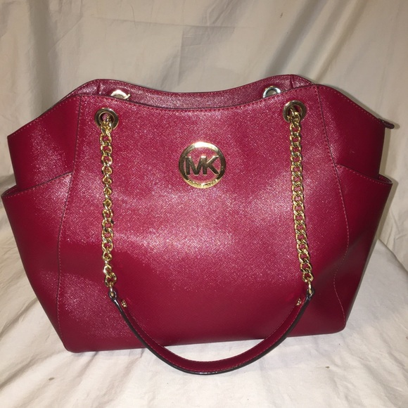 Michael Kors Handbags - Michael Kors purse Deep red medium size